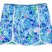 Lilly Pulitzer Skirts | Lilly Pulitzer Vibrant Size 4 Blue, White, Pink Embroidered Skirt-Lined! | Color: Blue/White | Size: 4