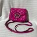Michael Kors Bags | Michael Kors Quilted Cross Body Bag In Raspberry | Color: Pink | Size: Small
