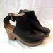 Free People Shoes | Free People Women’s Genuine Leather Clogs | Color: Black | Size: 8