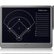 TUGAU Baseball tactical board 15 inch, Baseball coach electronic practice board, Portable Erasable Pro Strategy Board for Training Teaching Competition Command,Tactical Drawing Tablet Coach Gifts