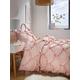 Very Home Scallop Edge Single Duvet Cover Set - Blush