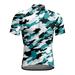 kingque Summer Men s Camouflage Style Cycling Jersey Short Sleeve Mountain Bike Road Breathable Reflective Bicycle Shirt Bike Team Clothes Quick Dry 2XS - 6XL