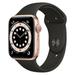 Pre-Owned - Apple Watch Series 6 GPS 40 mm Gold Aluminium Black Sport Band - Good