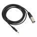 Grofry 3.5mm Stereo Jack Plug to 3 Pin XLR Male Microphone Audio Cable Cord Adapter 10M 3.5mm Stereo Jack Plug Audio Cable