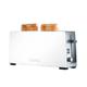 Graef Acrylic Long Slot Stainless Steel Toaster, White
