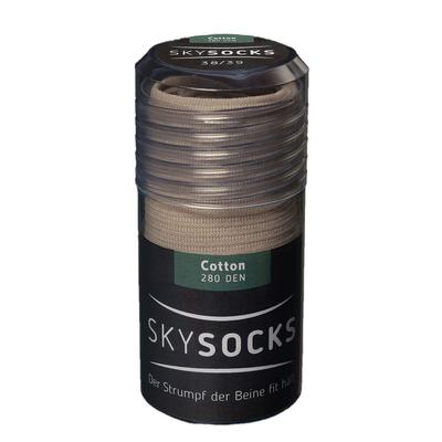 Skysocks Cotton 280den AD 40/41 sand 2 St Strümpfe Image