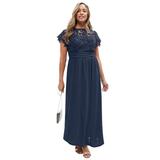 Plus Size Women's Lace Maxi Dress by Jessica London in Navy (Size 22 W)