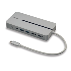 Lindy 43360 LINDY DST-Mx Duo, USB C 4K Mini Laptop/Macbook Dockingstatio Image