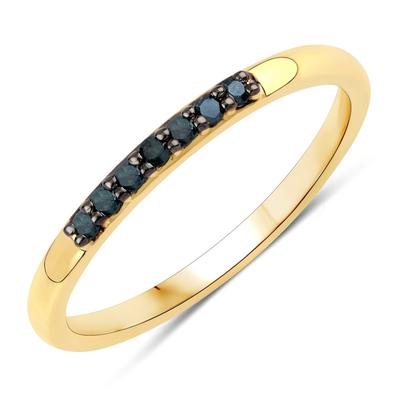 Rafaela Donata Ring Sterling Silber Diamant in Gelbgold 56 Damen Image