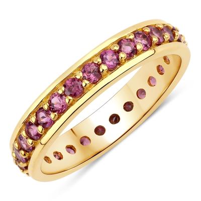 Rafaela Donata Ring Sterling Silber Rhodolith in Gelbgold 54 Damen Image