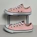 Converse Shoes | Converse Chuck Taylor All-Star Girls Sneakers Leather Pink Sz 3 | Color: Pink/White | Size: 3bb