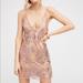 Free People Dresses | Free People Night Shimmer Dress | Color: Pink | Size: S