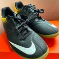 Nike Shoes | New: Nike Bomba Ic [Indoor Soccer Shoes] Men’s 7/Wms 8.5 | Color: Black/Gold | Size: 8.5