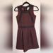 Anthropologie Dresses | Anthropologie Tabitha Fit And Flare Textured Dress Red/Black Size 2 | Color: Black/Red | Size: 2