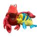 Disney Toys | Disney Store Exclusive Weighted Plush Stuffed Toy Sebastian Crab 13" Flounder | Color: Red | Size: Osg