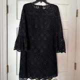 J. Crew Dresses | J Crew Black Cut Lace Sheath Dress | Color: Black | Size: 6