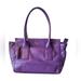 Kate Spade Bags | Kate Spade Purple Leather Tote Satchel Shoulder Bag Purse With Tassel Zipper | Color: Purple | Size: Os