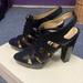 Coach Shoes | Coach Moreen Black Shiny Heels 9.5 | Color: Black | Size: 9.5