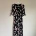 Free People Dresses | Free People Love Of My Life Midi Dress Black Floral | Color: Black | Size: 4