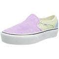 Vans Damen Asher Platform Sneaker, Color Block Light Purple/Multi, 40 EU