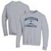 Men's Champion Gray Michigan Wolverines Gymnastics Icon Powerblend Pullover Sweatshirt