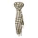 90/10 Tartan Cashmere Blanket Scarf Grey Grey / One Size