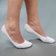 Ladies Footsies White Size 3-7