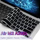 Peau de clavier fine en TPU pour Macbook Air M2 2022 A2681 couverture d'ordinateur portable EU US