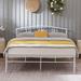 14 Inch Bed Frame Metal Platform Bed with Spindle Headboard Footboard/Mattress Foundation/No Box Spring Needed