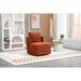 Swivel Barrel Chair, Comfy Round Accent Sofa Chair for Living Room, 360 Degree Swivel Barrel Club Chair, Leisure Arm Chair