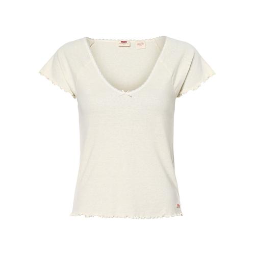 Levi’s T-Shirt mit Leinen-Anteil Damen vanille, M