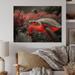 Bay Isle Home™ Black & Red Deep Sea Turtle V Black & Red Deep Sea Turtle V - Unframed Print on Wood Metal in Black/Brown/Red | Wayfair