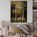 Red Barrel Studio® Yellow Leaf Birches In The Forest III Yellow Leaf Birches In The Forest III - Unframed Print on Wood Metal | Wayfair