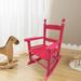 Child s Rocking Chair Kids Porch Rocker Wooden Classic Indoor Outdoor Red