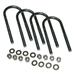 Superlift | 11864 | U-Bolt Kit | Round U-Bolts 5/8 x 3-7/8 x 16.5 | 4 Pack of U-Bolts with Hardware