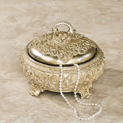 Polianna Decorative Box Silver , Silver