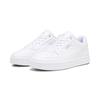 Sneaker PUMA "PUMA Caven 2.0 Sneakers Jugendliche", Kinder, Gr. 38, weiß (weiß silber schwarz metallic), Obermaterial: Synthetik, Textil; Futter: Textil; Laufsohle: Gummi, Schuhe