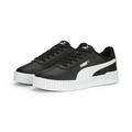 Sneaker PUMA "Carina 2.0 Sneakers Damen" Gr. 37.5, schwarz-weiß (black white silver metallic) Schuhe Sneaker