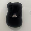Adidas Accessories | Adidas Black Logo Athletic Cap One Size | Color: Black | Size: Os