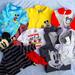 Disney Matching Sets | 9 Piece Mickey Mouse 0-3 Month Bundle! | Color: Gray/Red | Size: 0-3mb