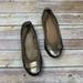 Coach Shoes | Coach Chelsey Gold Metallic Flats | Color: Brown/Gold | Size: 6.5