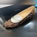 Nine West Shoes | Nwt Nw Ferdi 9x9 Pointy Toe Flats Animal Print In Patent Leather. | Color: Brown/Tan | Size: 8.5