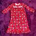 Disney Pajamas | 4t Disney Red Flannel Minnie Mouse Nightgown | Color: Red/White | Size: 4tg