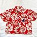 Disney Shirts & Tops | Disney Store Mickey Mouse Aloha Shirt 2t Toddler Boy Red Surfing Flower | Color: Red/White | Size: 2tb