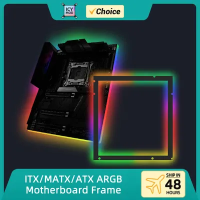 Carte mère A-RGB éclairage cadre ATX MATX ITX 5V3Pin carte mère rétro-éclairage AHatchSYNC PC