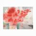 Red Barrel Studio® Sheila Golden 'Seasons' Outdoor Canvas Wood in Brown/Pink/Red | 14 H x 19 W x 1.5 D in | Wayfair