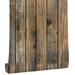 Loon Peak® Wood Wallpaper Brown Wood Peel & Stick Wallpaper 17.7”X 196”Faux Wood Plank Paper Self Adhesive Removable Wall Decorative Vinyl | Wayfair