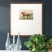 Union Rustic Vintage Equestrian I - Single Picture Frame Print Paper in Brown/Orange/White | 17 H x 17 W x 1.25 D in | Wayfair