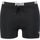 PUMA Badehose SWIM MEN LOGO SWIM TRUNK 1P, Größe S in Schwarz