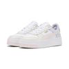 Sneaker PUMA "Carina Street Sneakers Damen", Gr. 37, pink (weiß frosty pink alpine snow), Obermaterial: Kuhleder, Synthetik; Futter: Textil, Synthetik; Innensohle: Textil; Laufsohle: Gummi, Schuhe